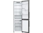 Candy Frigorífico combi - Candy City Fresco CNCQ2T518EX, Total No Frost Circle+, 182 cm, 279 l, Iluminación LED, Inox - Imagen 2