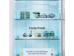 Candy Frigorífico combi - Candy City Fresco CNCQ2T518EX, Total No Frost Circle+, 182 cm, 279 l, Iluminación LED, Inox - Imagen 6