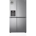 REACONDICIONADO Seminuevo Excelente Frigorífico americano - LG GSLV71PZTD, No Frost, 179 cm, 635 l, DoorCooling+™, ThinQ™, Inox antihuel