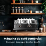 Cafetera express - CECOTEC Baristeo Regina, 9 bar, 5200 W, 300 - Imagen 2