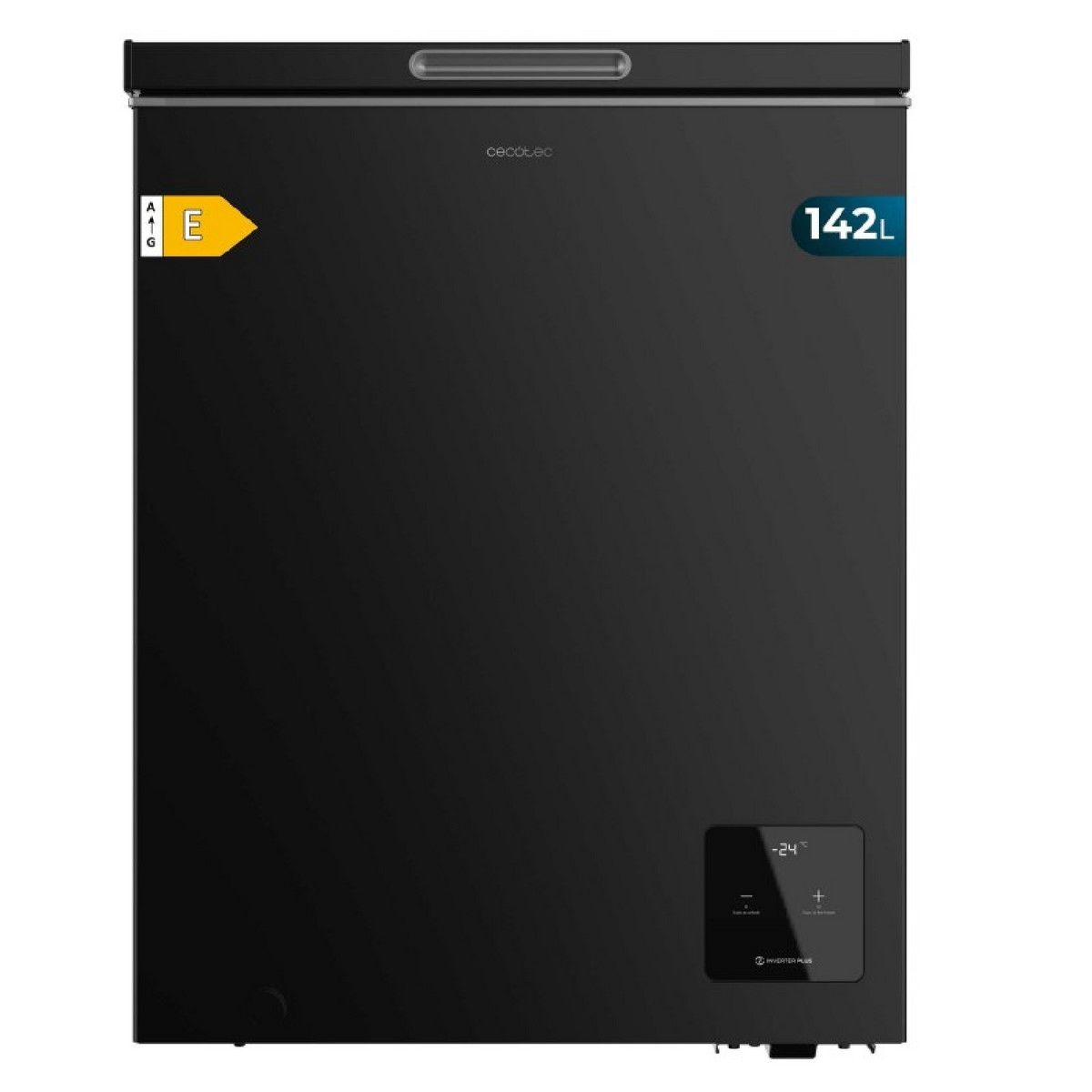158643214_1 CECOTEC Congelador horizontal - CECOTEC Bolero CoolMarket Chest 142 Black E, 142 l, 83,5 cm, 300 - Imagen 1