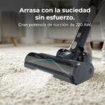 CECOTEC Aspirador escoba - CECOTEC Conga Rockstar 5500 Hurricane Station Pet Flex, 700 W, Potencia de succión 30 kPa, Depósito 0,5 ml, Autonomía 120 m - Imagen 2