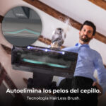 CECOTEC Aspirador escoba - CECOTEC Conga Rockstar 5500 Hurricane Station Pet Flex, 700 W, Potencia de succión 30 kPa, Depósito 0,5 ml, Autonomía 120 m - Imagen 6