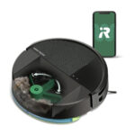 IROBOT Robot friegasuelos - IROBOT Roomba® 205 Combo DustCompactor, 120 W, Potencia de succión 7 kPa, Depósito 1,82 l, Autonomía 3h, Negro