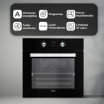 SVAN Horno multifunción - SVAN SHM10700DCN, Integrable, 69 l, 595 mm, Negro - Imagen 5