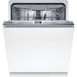 Bosch Lavavajillas integrable - Bosch SBH4ECX28E, Serie 4, 14 servicios, 6 programas, 60 cm, Home Connect, Silence Plus, Sin panelar