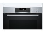 Bosch Horno a vapor - Bosch HRG532ES3, Serie 4, Multifunción, Aquálisis, 71 l, 60 cm, 3D Hotair, Panel trasero autolimpiante, Inox - Imagen 2