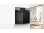 Bosch Horno a vapor - Bosch HRG532ES3, Serie 4, Multifunción, Aquálisis, 71 l, 60 cm, 3D Hotair, Panel trasero autolimpiante, Inox - Imagen 6