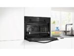 Balay Horno compacto - Balay 3CB5159N3, Serie cristal, Multifunción, Aquálisis, 47 l, Aire caliente 3D Profesional, Turbo grill, 60 cm, Negro - Imagen 5