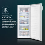 Ficha técnica Congelador vertical - SVAN SCV145501E, 165 l, 91,6 cm, Blanco - Imagen 2