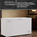 Congelador horizontal - ASPES ACH3001EDC, 0,64 l, 850 mm, Blanco - Imagen 5