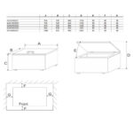 Congelador horizontal - ASPES ACH3001EDC, 0,64 l, 850 mm, Blanco - Imagen 6