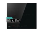 Hisense Placa inducción - Hisense HI6352BSCE , 3 zonas, Zonas Flex, Zona XL 29 cm, 7400W, 59 cm, Negro