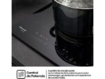 Hisense Placa inducción - Hisense HI6352BSCE , 3 zonas, Zonas Flex, Zona XL 29 cm, 7400W, 59 cm, Negro - Imagen 8