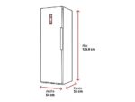 Infiniton Congelador vertical - Infiniton CV-140L25XEQ, 145 l, Altura 125.9 cm, Cíclico, Libre Instalación, Inox - Imagen 2