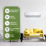 Aire acondicionado Split 1x1 - ASPES AAAS2400W, Not available - Imagen 4