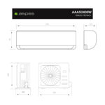 Aire acondicionado Split 1x1 - ASPES AAAS2400W, Not available - Imagen 7