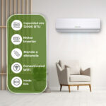 Aire acondicionado Split 1x1 - ASPES AAAS1200W, Blanco - Imagen 4