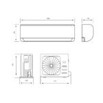 Aire acondicionado Split 1x1 - ASPES AAAS900W, Not available - Imagen 6
