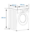 ASPES Lavadora carga frontal - ASPES AL6203AIDV, 6 kg, 11 programas, Blanco - Imagen 7