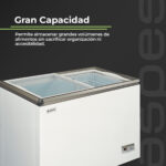 Ficha técnica Congelador horizontal - ASPES ACHH1700DDCG, 171 l, 78,4 cm, Blanco - Imagen 2