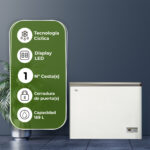 Ficha técnica Congelador horizontal - ASPES ACHH1700DDCG, 171 l, 78,4 cm, Blanco - Imagen 4