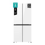 Hisense Frigorífico americano - Hisense RQ5P470SETE, Total No Frost, 178.5 cm, 483 l, WiFi, Inverter, Cristal Blanco