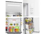 Hisense Frigorífico americano - Hisense RQ5P470SETE, Total No Frost, 178.5 cm, 483 l, WiFi, Inverter, Cristal Blanco - Imagen 5
