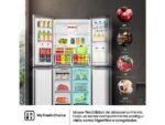Hisense Frigorífico americano - Hisense RQ5P470SETE, Total No Frost, 178.5 cm, 483 l, WiFi, Inverter, Cristal Blanco - Imagen 7