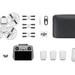 DJI Dron - DJI Flip Fly More Combo (DJI RC 2), 48 megapixel, 31 min Autonomía, AI Subject Tracking, Vídeos 4K, Gris