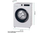 Candy Lavadora carga frontal - Candy BR 412BL8-S, ProWash 500, 12 kg, 1400 rpm, 16 Programas, Motor Inverter, Wi-Fi, Blanco - Imagen 3