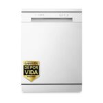 LG Lavavajillas - LG DF142FW, 14 servicios, 5 programas, 60 cm, QuadWash™, EasyRack™, Blanco