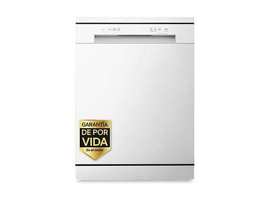 1592828_1 LG Lavavajillas - LG DF142FW, 14 servicios, 5 programas, 60 cm, QuadWash™, EasyRack™, Blanco - Imagen 1