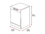 LG Lavavajillas - LG DF142FW, 14 servicios, 5 programas, 60 cm, QuadWash™, EasyRack™, Blanco - Imagen 2
