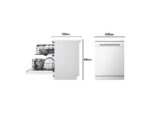 LG Lavavajillas - LG DF142FW, 14 servicios, 5 programas, 60 cm, QuadWash™, EasyRack™, Blanco - Imagen 3