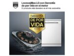 LG Lavavajillas - LG DF142FW, 14 servicios, 5 programas, 60 cm, QuadWash™, EasyRack™, Blanco - Imagen 4