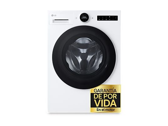 1592837_1 LG Lavadora carga frontal - LG F4X7511TWS, 11 kg, 1400 rpm, 23 programas, Autodosificación, Selector LCD, Clase A-30%, Blanco - Imagen 1