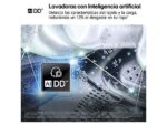LG Lavadora carga frontal - LG F4X7511TWS, 11 kg, 1400 rpm, 23 programas, Autodosificación, Selector LCD, Clase A-30%, Blanco - Imagen 5