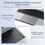 VANWIN Portátil - VANWIN NS275, 15,6 " HD, Intel® Pentium® Gold 6500Y(Frecuencia máxima 3,4 GHz), 16 GB RAM, 512 GB SSD, UHD Graphics, Windows 11 Pro, - Imagen 6