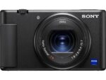 Sony Cámara - Sony VLOG ZV-1A, Video 4K HDR, CMOS Exmor RS, Zoom 2.7x, Zeiss, Bionz X, Bluetooth, Micrófono, Negro