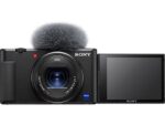 Sony Cámara - Sony VLOG ZV-1A, Video 4K HDR, CMOS Exmor RS, Zoom 2.7x, Zeiss, Bionz X, Bluetooth, Micrófono, Negro - Imagen 6