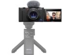Sony Cámara - Sony VLOG ZV-1A, Video 4K HDR, CMOS Exmor RS, Zoom 2.7x, Zeiss, Bionz X, Bluetooth, Micrófono, Negro - Imagen 8
