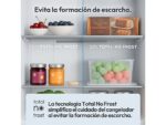 Candy Frigorífico combi - Candy CCG5T718EW1, No Frost, 185.5 cm, Ancho especial 70 cm, 442 l, Tecnología Circle Fresh, Blanco - Imagen 8