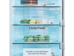 Candy Frigorífico combi - Candy CNCQ2T620DW, No Frost, Humidity Zone, Circle Fresh, 205 cm, 409 l, Blanco - Imagen 7