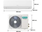 Hisense Aire acondicionado Split 1 x 1 - Hisense KC35 Smart Clima, 3000 fg/h, Wi Fi, Autolimpieza, Blanco - Imagen 2