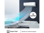 Hisense Aire acondicionado Split 1 x 1 - Hisense KC50 Smart Clima, 5000 fg/h, Wi Fi, Autolimpieza, Blanco - Imagen 8
