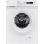 Teka Lavadora carga frontal - Teka WMK 40740, 7 kg, 1200 rpm, 15 programas, Motor inverter, Electrónica con display digital, Blanco