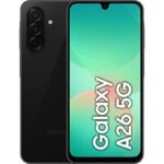 Samsung Móvil - Samsung Galaxy A26 5G, Negro, 256 GB, 8 GB RAM , 6.7" FHD+ Super AMOLED, Samsung Exynos 1380, 5000 mAh, Android 15