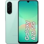 Samsung Móvil - Samsung Galaxy A26 5G, Menta, 256 GB, 8 GB RAM , 6.7" FHD+ Super AMOLED, Samsung Exynos 1380, 5000 mAh, Android 15