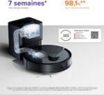ROBOROCK Robot friegasuelos - ROBOROCK Q10 VF+, 45 W, Potencia de succión 10000 kPa, Depósito 0,5 l, Autonomía 150min, Negro - Imagen 4